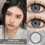 1Pair New Color Contacts Lenses Fashion Soft Blue Green Eyes Contacts Gray Beauty Pupils Brown Eyes Lenses Fast Shiping