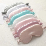 Popxstar Imitated Silk Eye Patch Shading Sleep Eye Eyepatch Soft Blindfold Smooth Eye Mask Sleeping Aid Eyeshade Eye Cover Patch Bandage