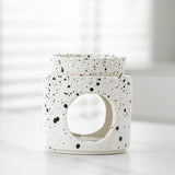 Popxstar  Detachable Ceramic Essential Oil Burners Waxes Melt Burner Warmer Tealight Candle Holder Home Tabletop Decoration Yoga Spa Gifts