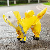 Dog Raincoat Reflective Waterproof Overalls Pet Jumpsuit Clothes for Small Medium Dogs Chihuahua Outdoor Waterproof Rain Wear