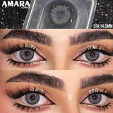 Norway Blue Contact Lenses Color Contacts for Eyes Brown Eye Lenses Gray Lenses Yearly Cosmetic Makeup Eye Contacts Yearly