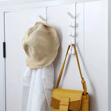 Popxstar 1pcs Bedroom Door Hanger Clothes Hanging Rack Over The Door Plastic Home Storage Organization Hooks, Purse Holder For Bags Rails