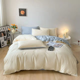 Popxstar  Luxury Bedding Set 100% Egyptian Cotton 400TC Duvet Cover Flat Fitted Sheet Single Double Queen King Quilt Cover with Pillowcase