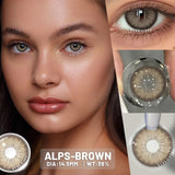 Popxstar Beautiful Pupil Colored Contact Lenses Black Natural Brown Contact 2pcs High Quality Makeup Cosmetic EyeContact Lens