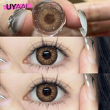 Color Contact Lenses with Container Tweezers Green Color Eye Lenses Blue y2k Colorcon High Quality Brown Natural Lenses