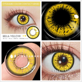 1pair Cosplay Color Contact Lenses for Eyes AYY Series Fashion Makeup Red Blue Lens Yearly Use Beauty Makeup for Eyes