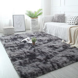 Popxstar White Fluffy Hall Carpet Modern Living Room Bedroom Home Decor Large Mats Thickened Non-Slip Girl Children's Room Pink Furry Rug
