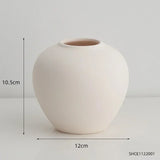 Popxstar Home Decor Ceramic Vase for Flower Arrangement Nordic Office Desk Cabinet Ornament Kitchen Accessories Dining Table Decor