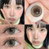 Popxstar Halloween Cosplay Color Contact Lenses Cosplay Lens Anime Red Lenses Girl Tears Graduated Colored Lenses Makeup Eye Len