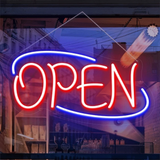 Dimmable LED Neon Sign Adjustable Brightness Soft Silicone Light Strip Business Store Sign Acrylic Backboard