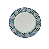 Popxstar  Ceramic Plate Household 8 Inch Flat Plate French Vintage Western Dish Flower Floret Porcelain China Tableware Baking