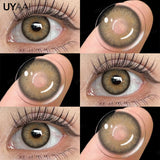 Popxstar 1 Pair Color Contact Lenses for Eyes Blue Pupils Brown Natural Lenses High Quality Green Color Eye Lens Cosmetic Colorcon