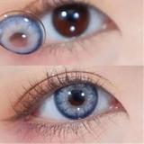 Popxstar 1Pair Myopia Lenses Color Contact Lenses for Eyes Lenses With Diopters Prescription Fashion Lenses Blue Eye Lenses
