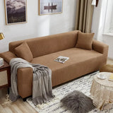 Popxstar Adjustable Elastic Sofa Cover Armchair Protector Corner L Shape Stretch Slipcovers Couch Cover 1/2/3/4/5 Seater  For Living Room
