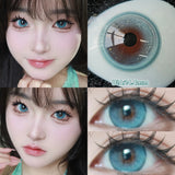Popxstar  -Daily Disposable 10PCS Colored Contact Lenses for Eyes Myopia Lens Beauty Pupils Eye Lenses Fashion Blue Purple Lenses