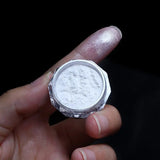 Popxstar Aurora Pearl Nude Pink White Nails Glitter Dust Chrome Moonlight White Rubbing on Powder Shell Mirror Pigment Nail Art Supplies