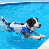 Medium Large Dog Professional Swimming Life Jacket Wear Resistant Oxford High Flotation Sleeveless Safety Water Vest