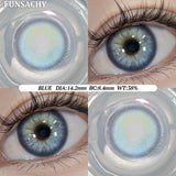 Popxstar  1Pair Colorcon Korean Lenses Color Contact Lenses For Eyes Natural Brown Soft Lens Gray Eye Contacts Makeup Cosmetic