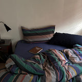 Popxstar  100% Cotton Soft Bedding Set Colour Duvet Cover with Pillow Case Bedclothes Bedspread Comforter Cover Sets with Pillowcases