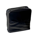 PU Vertical Makeup Bag Multi-layer Solid Color Stationery Storage Bag Square Large Capacity Cosmetics Storage Bag Travel