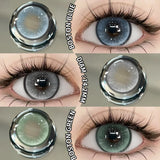 Colored Contact Lenses Natural Soft Cosmetic Brown Eye Lens Gray Pupils Yearly Blue Eye Contact Green Beautiful Pupils
