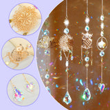 Popxstar  16 pcs Crystal Suncatcher, Colorful Suncatchers Sun Catchers Indoor Window Hanging Ornaments for Home Garden Ceiling Christmas