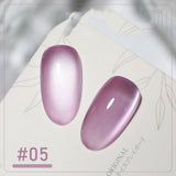 popxstar 5g/Bottle White Moonlight Nail Cat's Eye Gel Magnetic Satin Gel Polish 9-Colors Soak Off Glitter Phototherapy Manicure Varnish