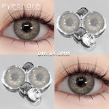 1 Pair Color Contact Lenses for Eyes Color Eye Lens Brown Eye Lenses  Gray Pupils Lens Yearly Black Contacts