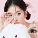 Popxstar 1Day Color contact Lenses Viviring Super Nature Pupils with Prescription Myopia Lenses Degree 0~-8.00 for Asian