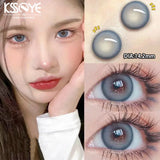 Popxstar  1 Pair Myopia Color Lenses for Eyes with Prescription  Natural Eyes Contacts Lenses Wearing Comfort Yearly Fast Shipping