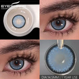Popxstar  1 pair Colored Contact Lenses for big Eyes Natural Eye Lenses Gray Contact Green Lenses Blue Lenses Fashion Lenses