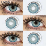 NEW Color Contact Lenses Beauty Brown Pupils Natural Black Contact Lenses Soft Colorful Makeup Eyes Gray Lenses Natural