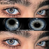 2pcs/Pair Natural Colored Contact Lenses Blue Gray Beauty Pupils Makeup Lenses Brown Eyes Contacts Yearly Soft Lenses