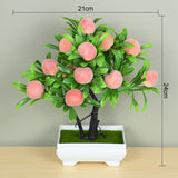 Popxstar Artificial Plants Bonsai Small Tree Pot Fake Plant Flowers Potted Ornaments For Home Room Table Decoration Hotel Garden Decor