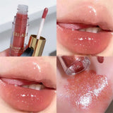 Popxstar Waterproof Diamond Shimmer Glitter Lip Gloss 5 Colors Sparkling Glitter Liquid Lipstick Diamond Pearl Lip Gloss Sexy Lip Make Up
