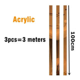 Popxstar  Plate Strip Black Titanium Decorative Strip Gold Background Wall Ceiling Ceiling Wrap Edge Strip Titanium Alloy Self-adhesive