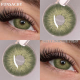 1 Pair Brown/Gray Color Contact Lenses Beautiful Pupils Cosmetic Korean Fashion Natural Eye Contacts Doll Black Lenses