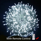 Popxstar 2M-100M Fairy Lights Led String Garland Christmas Light Waterproof Outdoor For Tree Street Wedding Party Ramadan 2025 Decoration