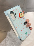 Korean Red Polka Dots Cute 3D Apple Slices Phone Case for IPhone 13 14 16 15 17 Pro Max Shockproof Protective Soft Cover Case