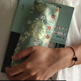 Creative Embroidery Pencil Bag Bird Flower Vintage Stamping Pencil Pouch Large Capacity Retro Style Pencil Case School