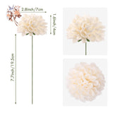 Popxstar spring decor 25Pcs Artificial Foam Dahlia Daisy Flowers with Stem DIY Wedding Bridal Bouquet Table Centerpieces Arrangement Party Decoration