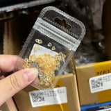 Popxstar 100pcs Clear Crystal Rhinestones Jewelry 3D Love Heart Nail Charm for Nail Art Decoration Clear Resin Valentine's Day Nail Parts
