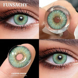 Popxstar  1 Pair Dark Black Color Contact Lenses for Eyes Natural Brown Grey Eye Contacts Beautiful Pupils Makeup Lens Yearly Use