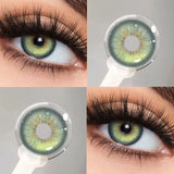 1pair Natural Colored Contact Lenses for Eyes Green Pupils Lens Contact Lenses Cosmetic Green Contacts New Fast Shipping