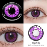 Popxstar Myopia With Diopter Lenses Cosplay Color Contact Lenses For Eyes Brown Blue Red Green Halloween Yearly Use 2pcs/pair
