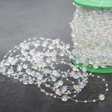 Popxstar 10/30m Decoration Bead String Garland Artificial Plastic Beads Trim Garland Decor For Party Wedding New Year Eid Mubarak 2025