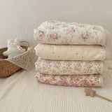 popxstar Winter Baby Blanket for Newborn Fleece Cotton Muslin Swaddle Bedding Velvet Stroller Cover New Born Kids Blanket Mother Kids
