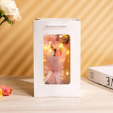 Popxstar  Eternal Rose LED Light Acrylic Cover Flower Valentines Day Gift Wedding Party Decor Artificial Rose Flowers Light Christmas Part