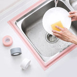 Popxstar Bathroom Caulk Tape Self Adhesive Sealing Tape Strip PVC Waterproof Oil-Proof Kitchen Sink Shower Toilet Wall Sticker