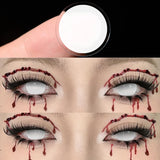 Cosplay Contact Lenses Sharingan Cosmetics Red Contact Lenses Halloween Big Eyes White Lenses Cosplay Black Lenses 15.0mm